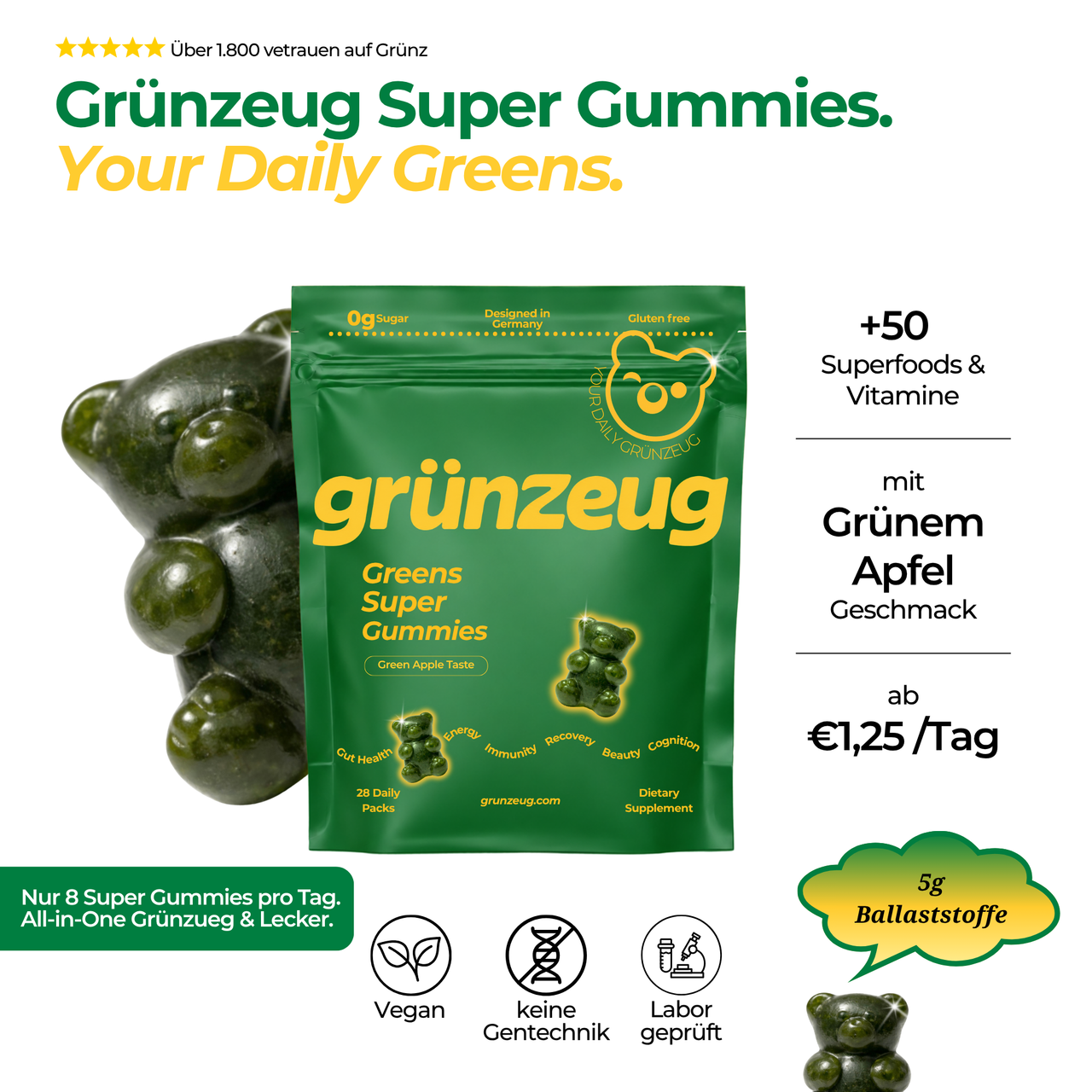 Grünzeug Supergummies