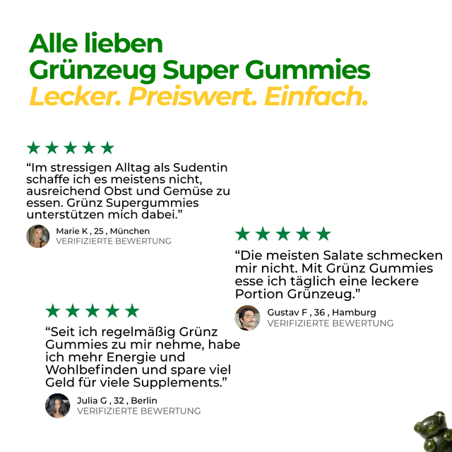 Grünzeug Supergummies
