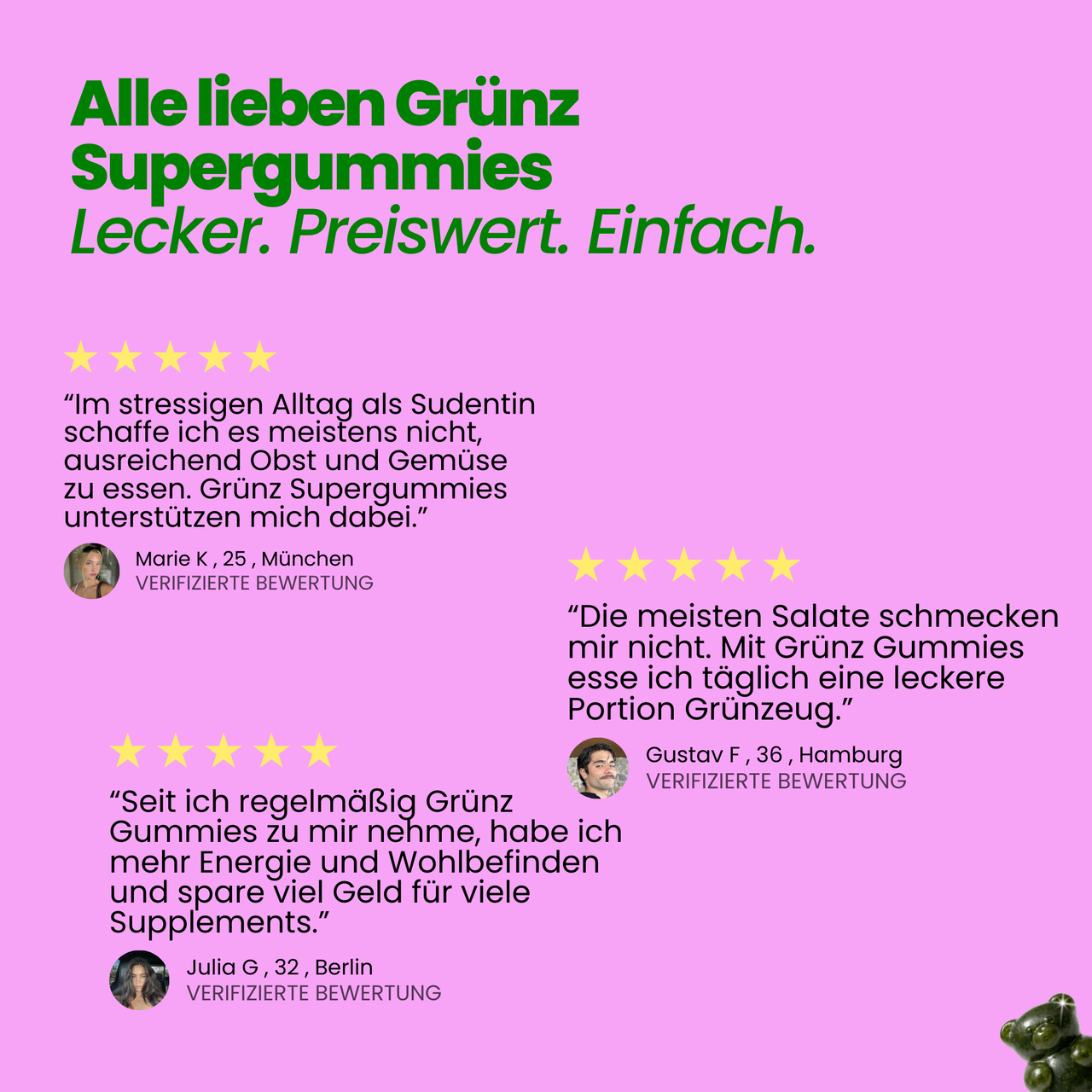 Grünz Greens Supergummies