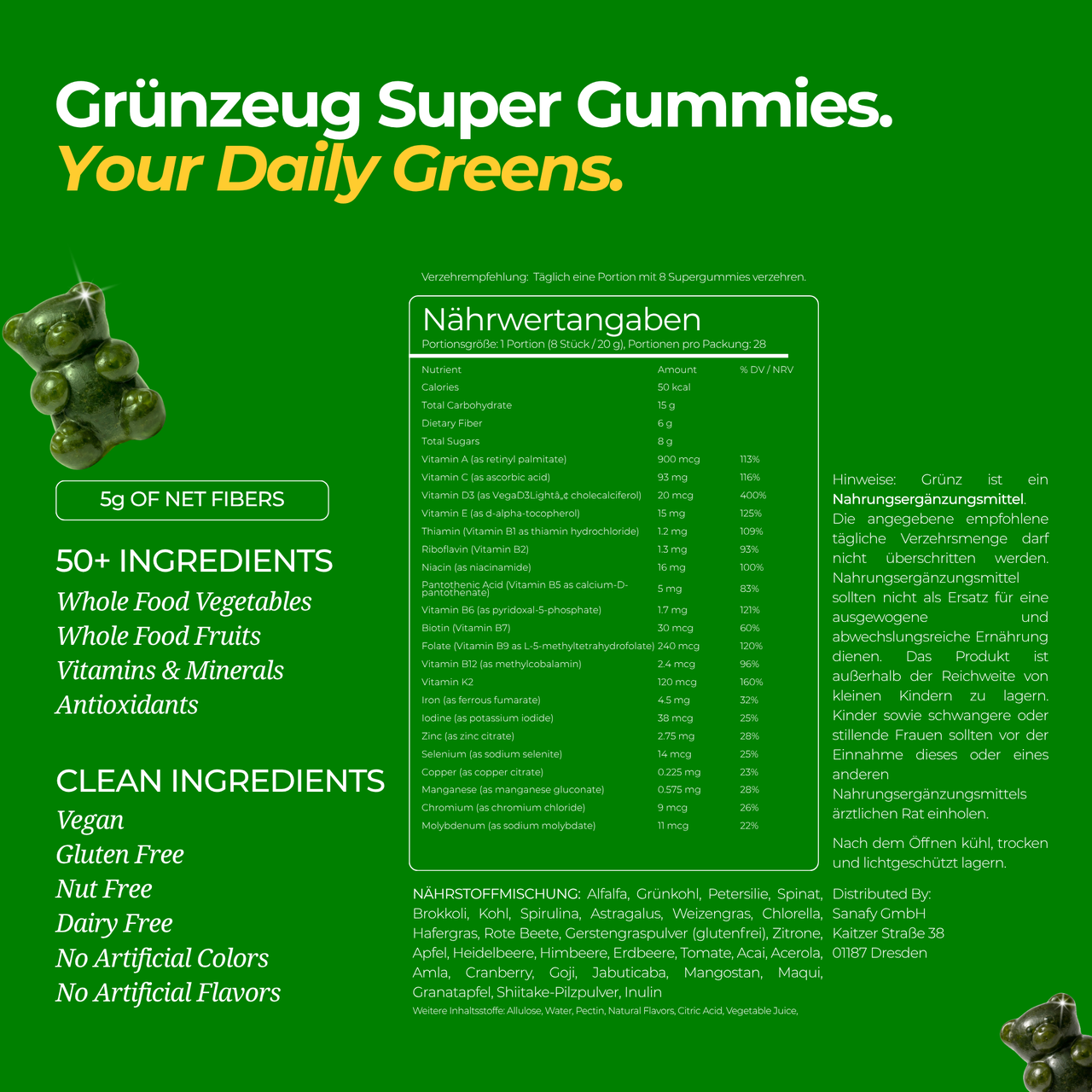 Grünzeug Supergummies