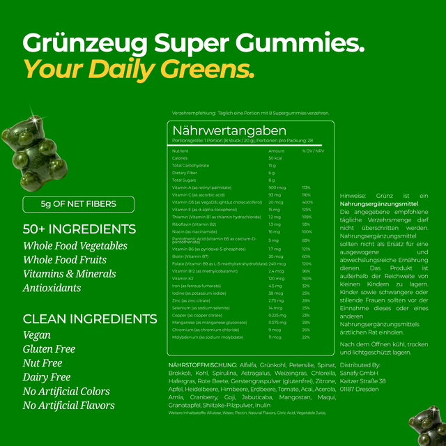 Grünzeug Supergummies